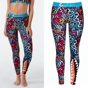 Ethika NWT Jr. Teens / Women Bomber Session Leggings Sz M Waist 26” - 28”